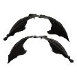 Front, Driver and Passenger Side, Rear Section, Fender Liner