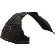 Front, Driver and Passenger Side, Rear Section, Fender Liner