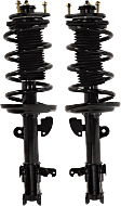 Front, Driver and Passenger Side Fully Loaded Strut, For Models Without Electronic Adjustable Suspension