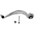 Front, Driver and Passenger Side, Lower, Frontward and Rearward Control Arm