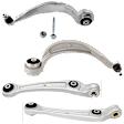Front, Driver and Passenger Side, Lower, Frontward and Rearward Control Arm