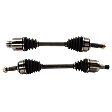 2007 Acura TL - Front, Driver and Passenger Side Axle Assembly, New, 3.5L 6Cyl Automatic, Transaxle