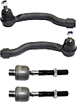 Front, Driver and Passenger Side, Inner and Outer Tie Rod Ends