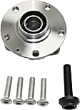 Front, Driver and Passenger Side Wheel Hub, 5 Lugs, With Bearing
