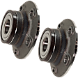 Rear, Driver and Passenger Side Wheel Hub, 5 Lugs, With Bearing,, 2.0L, 4Cyl