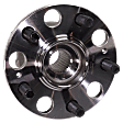 Rear, Driver and Passenger Side Wheel Hub, 5 Lugs, With Bearing
