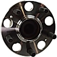 2-Wheel Set Rear, Driver and Passenger Side Wheel Hub, 5 Lugs, With Bearing, FWD