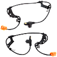 Front, Driver and Passenger Side ABS Speed Sensors