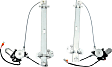 Front, Driver and Passenger Side Power Window Regulator, With Motor
