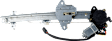 Front And Rear, Driver Side Manual Window Regulator, With Motor
