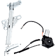 Front, Driver and Passenger Side Window Regulators Power, with Motor, Sedan
