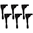 Ignition Coil, Set of 6