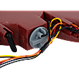 Driver and Passenger Side, Lower Halogen Tail Light, With bulb(s), OE Replacement, CAPA Certified