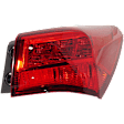 Driver and Passenger Side, Outer Halogen Tail Light, With bulb(s), OE Replacement, CAPA Certified