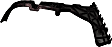 Rear, Driver and Passenger Side Bumper Brackets, Guide Cover, For Models Without S-Line Package
