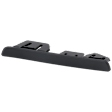 Rear, Driver and Passenger Side Bumper Trim, Textured Black