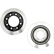 SET-RAY580687-2 Rear Brake Disc, Plain Surface, Vented, 8 Lugs, 344.93 mm, Specialty Truck, Medium Duty & School Bus Series
