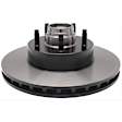 Front Brake Disc, Plain Surface, Vented, 5 Lugs, 286.51 mm, RWD, Specialty Truck, Medium Duty & School Bus Series