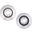 SET-RAY680544R-2 Front Brake Disc, Plain Surface, Vented, 5 Lugs, 320.04 mm, R-Line Series
