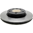 SET-RAY96780R-2 Front Brake Disc, Plain Surface, Vented, 5 Lugs, 285.75 mm,, R-Line Series