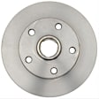 SET-RAY96863R-2 Rear Brake Disc, Plain Surface, Solid, 5 Lugs, 245.11 mm, FWD, R-Line Series