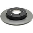 SET-RAY980287-2 Rear Brake Disc, Plain Surface, Solid, 5 Lugs, 279.91 mm,, Specialty Performance Series