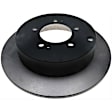 SET-RAY980594R-2 Rear Brake Disc, Plain Surface, Solid, 5 Lugs, 302.01 mm,, R-Line Series