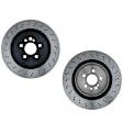 2013 Mercedes Benz S600 - Rear Brake Disc, Cross-Drilled, Vented, 5 Lugs, Armored Vehicles, 5.5L 12Cyl, Specialty Performance Series