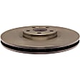 SET-RAY982110R-2 Front Brake Disc, Plain Surface, Vented, 5 Lugs, 345 mm, R-Line Series