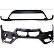 Front, Upper and Lower Upper - Primed, Lower - Textured Bumper Cover 2.0L, 4Cyl, CAPA Certified