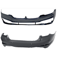 Front and Rear Primed Bumper Cover