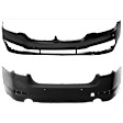 Front and Rear Primed Bumper Cover Base