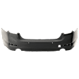 Front and Rear Primed Bumper Cover Base