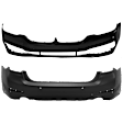 Front and Rear Primed Bumper Cover Base