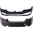 Front and Rear Primed Bumper Cover CAPA Certified
