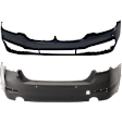 Front and Rear Primed Bumper Cover CAPA Certified