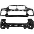 Front and Rear Primed Bumper Cover