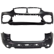 Front and Rear Primed Bumper Cover