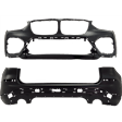 Front and Rear Primed Bumper Cover