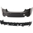 Front and Rear Front - Primed, Rear - Textured Bumper Cover CAPA Certified