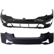 Front and Rear Primed Bumper Cover