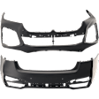 Front and Rear Primed Bumper Cover