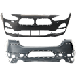 Front and Rear Primed Bumper Cover
