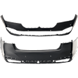 Front and Rear Primed Bumper Cover