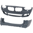 Front and Rear Primed Bumper Cover