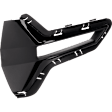 Front, Driver and Passenger Side Bumper Grille, Gloss Black