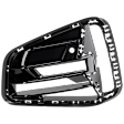 Drivre and Passenger Side Bumper Grille, Gloss Black