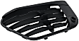 Front, Driver and Passenger Side Bumper Grilles, Textured Black