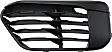 Front, Driver and Passenger Side Bumper Grilles, Textured Black