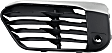 Front, Driver and Passenger Side Bumper Grilles, Textured Black